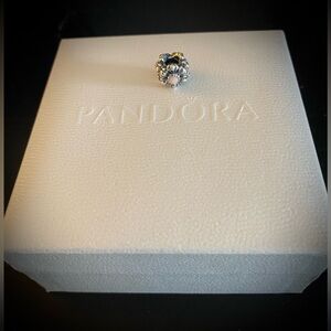 Pandora Birthday Blooms Pink Opal Charm - Retired